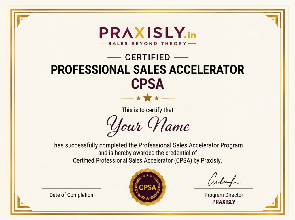 Praxisly CPSA Certificate